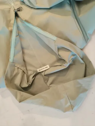 Chubasquero verde agua mujer