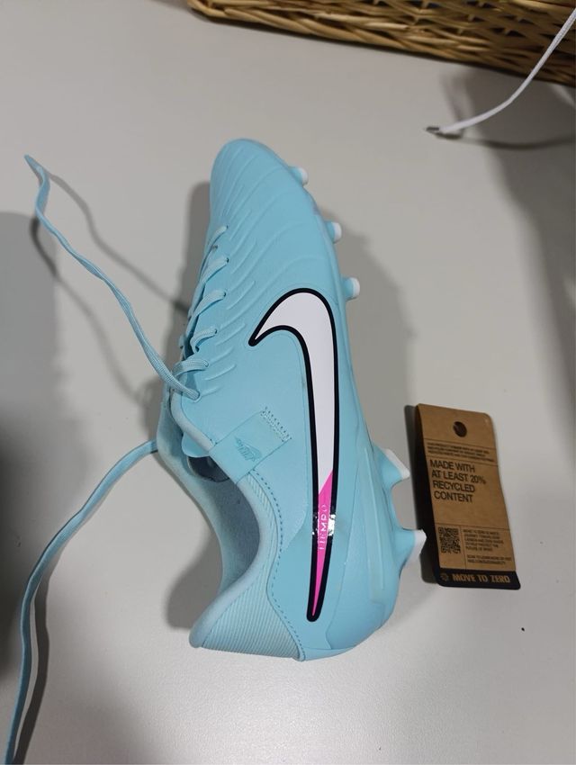 Nike Legend 10 Academy MG Botas Fútbol Azul/Rosa