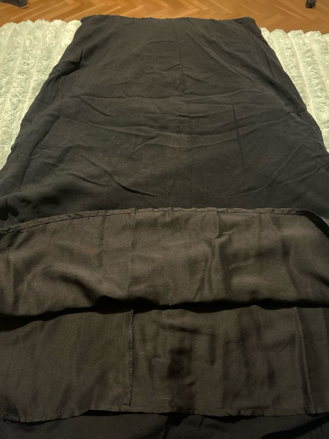 Vestido negro Bershka verano