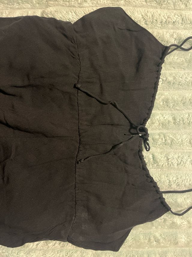 Vestido negro Bershka verano