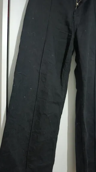 Pantalón campana Zara negro