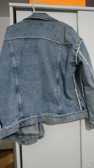 Chaqueta vaquera oversize Mango Talla única