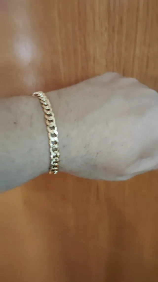 PULSERA ESTILO BARBADOS, 18 KILATES.