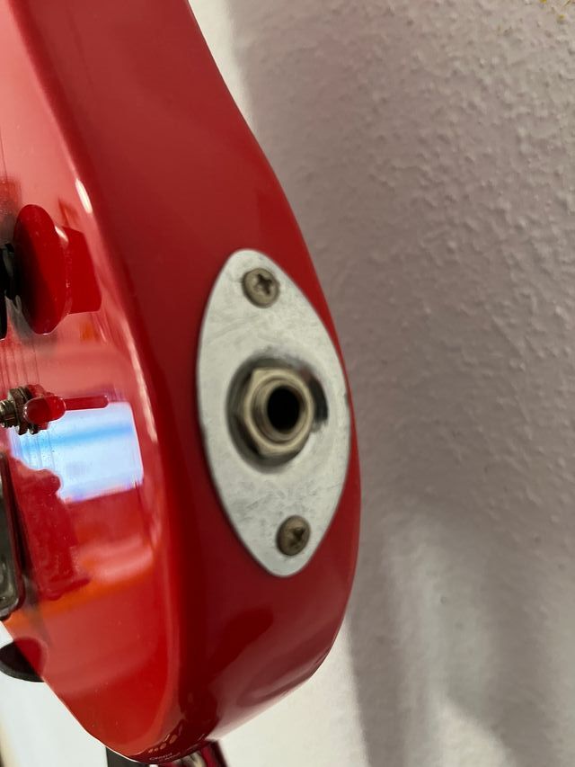 Guitarra Eléctrica Infantil Roja