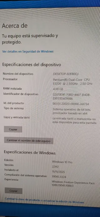 Ordenador Sobremesa Compaq Negro