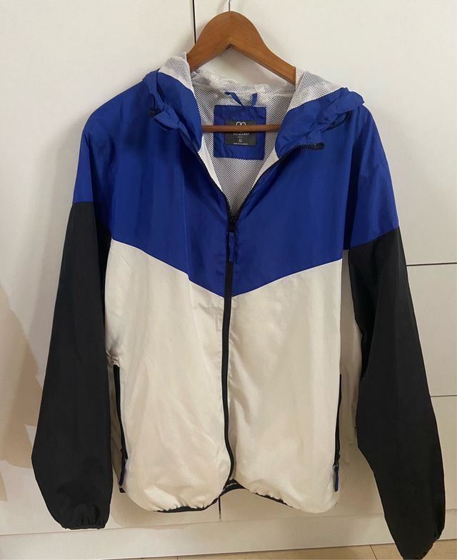 Chaqueta Cortavientos Primark Azul Talla l