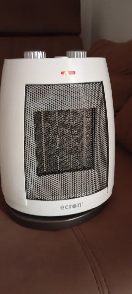 Calefactor cerámico blanco