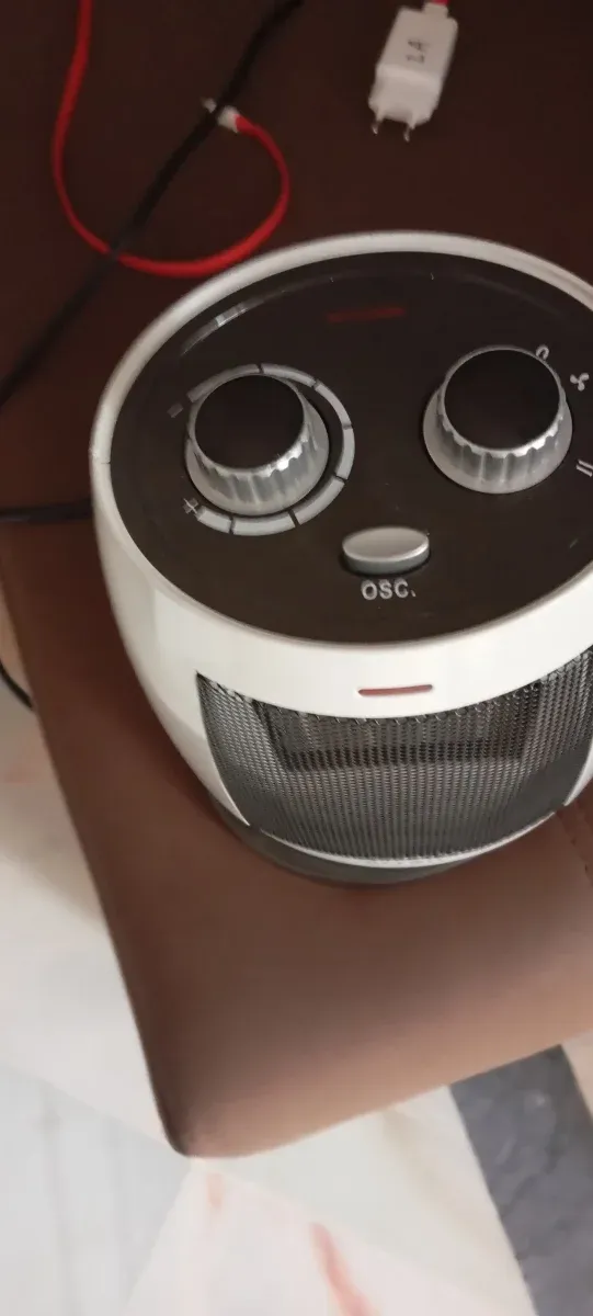 Calefactor cerámico blanco