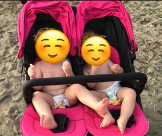 Carro gemelar Baby Monster Easy Twin 3.0