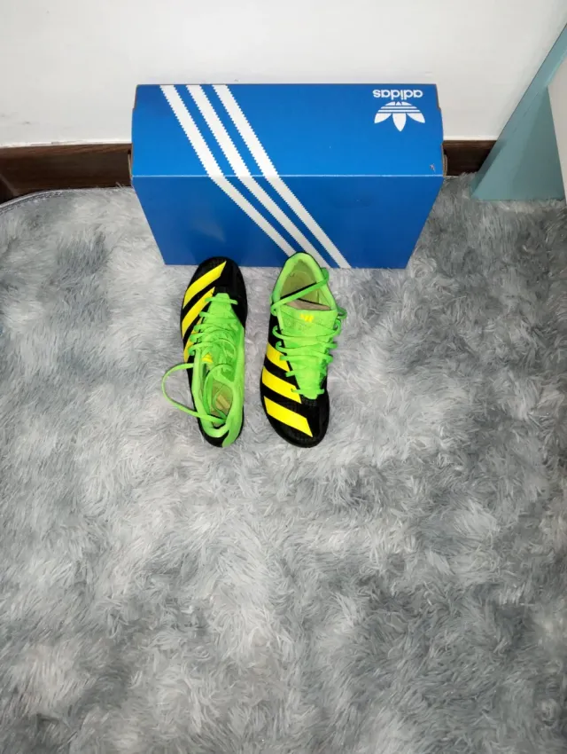 Zapatillas Adidas Clavos Negro Verde