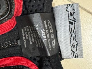 Peto Alpinestars Niño Talla L