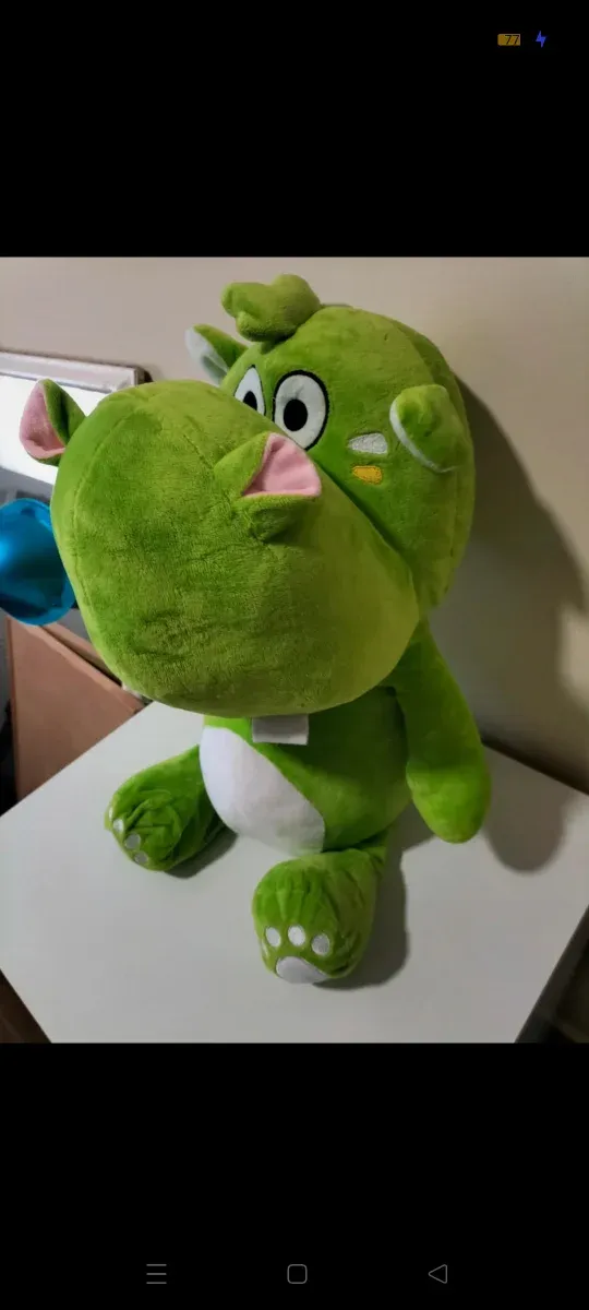 Peluche Hipopótamo Verde