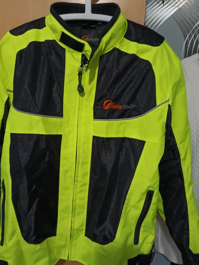 Chaqueta de moto alta visibilidad