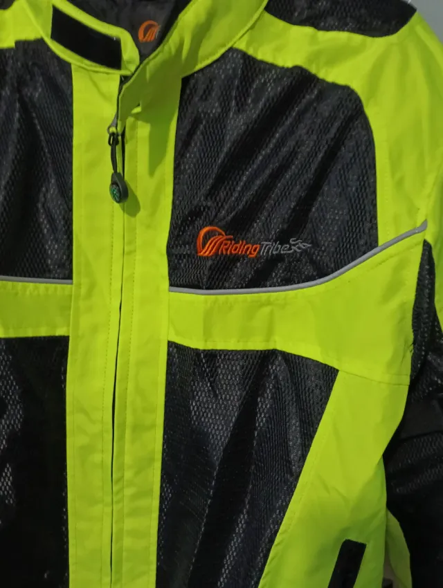 Chaqueta de moto alta visibilidad