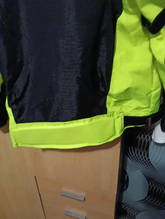 Chaqueta de moto alta visibilidad