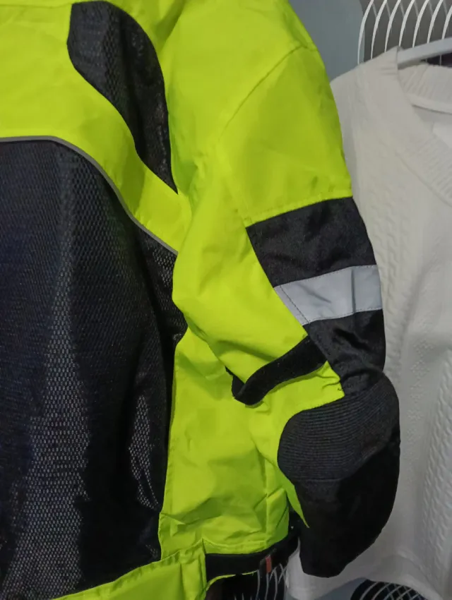 Chaqueta de moto alta visibilidad