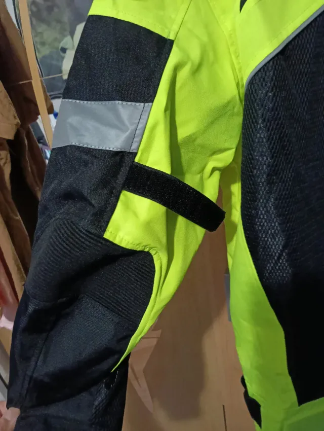 Chaqueta de moto alta visibilidad