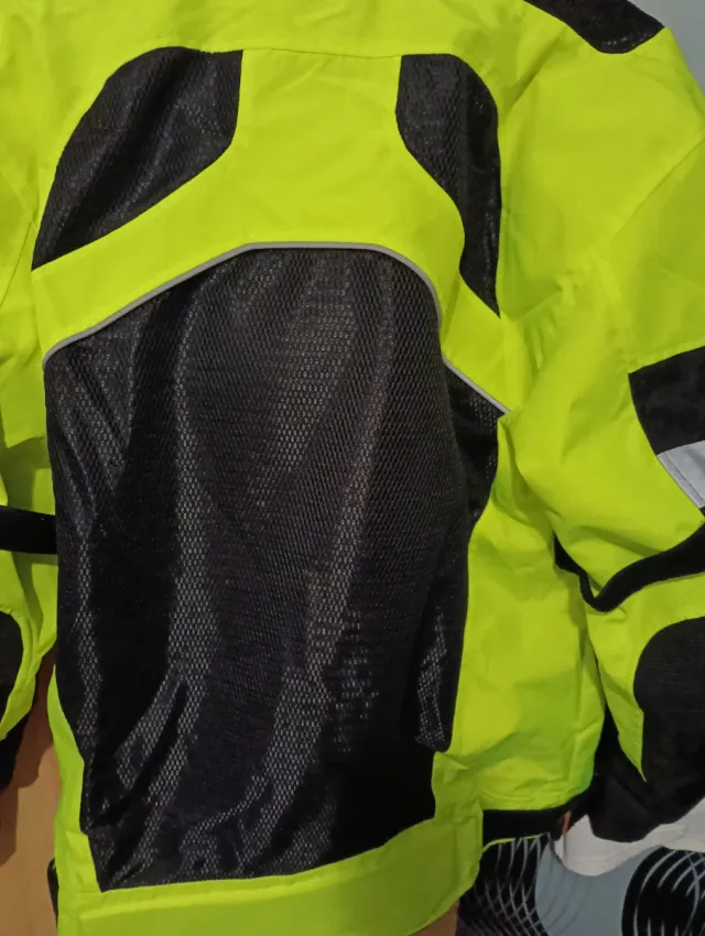 Chaqueta de moto alta visibilidad