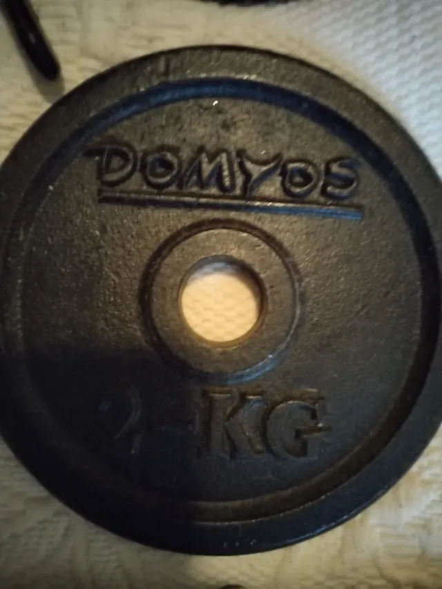 Set Mancuernas y Barra Pesas 2kg 1kg