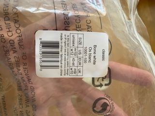 Crocs Clásicos Talla 43 Hueso