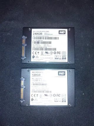 2 Discos SSD WD Green SATA 240GB y 120GB