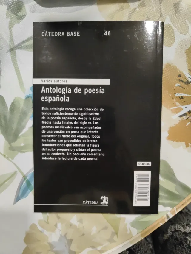 Antología de poesía española: Adaptado plan 201...