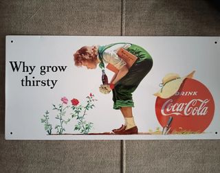 Chapa Coca-Cola Why grow thirsty