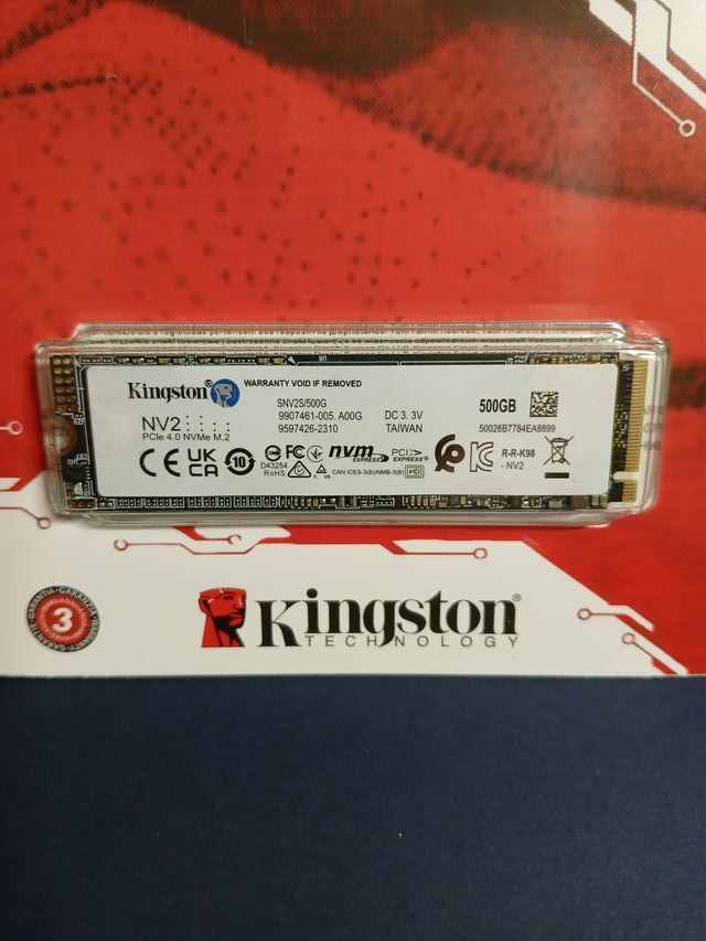 Kingston NV2 SSD 500GB NVMe PCIe M.2