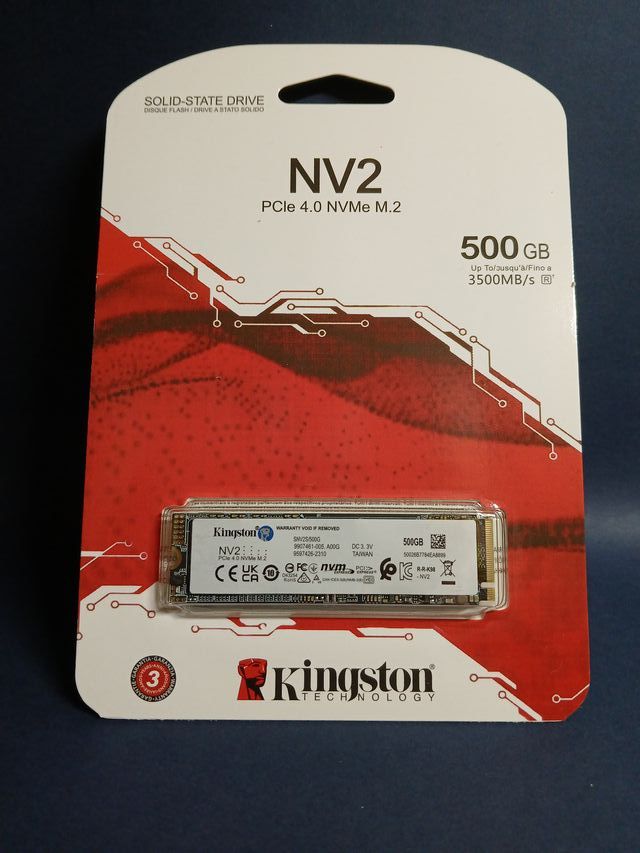Kingston NV2 SSD 500GB NVMe PCIe M.2