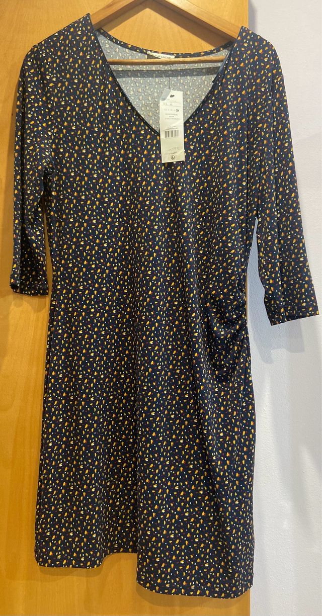 Vestido estampado mujer