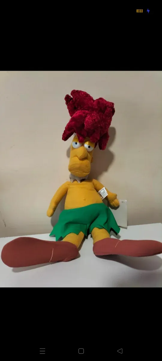 Peluche Bob de Los Simpson