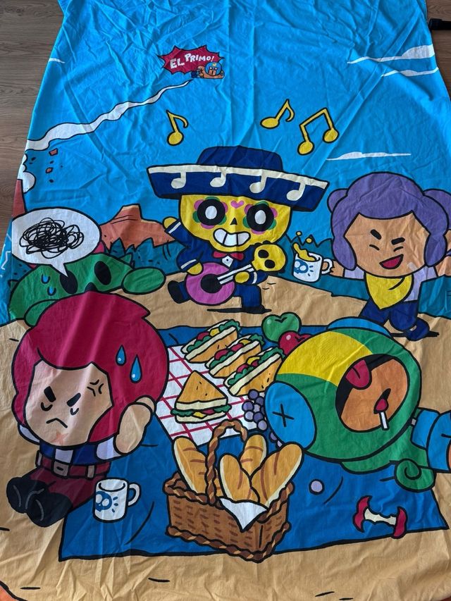 Funda Nórdica + Funda Cojín Brawl Stars