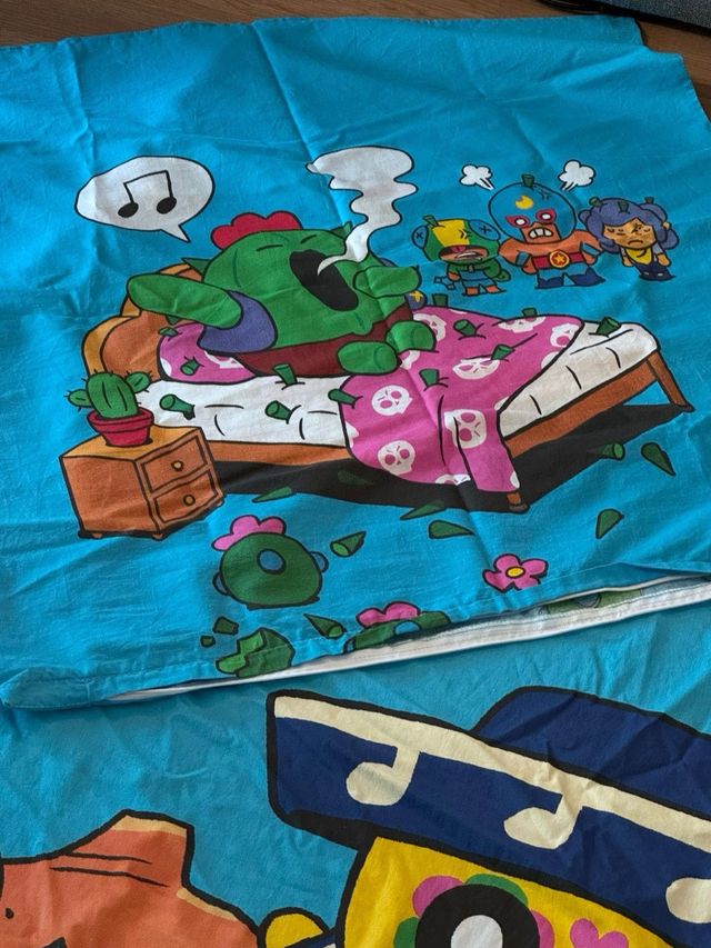 Funda Nórdica + Funda Cojín Brawl Stars