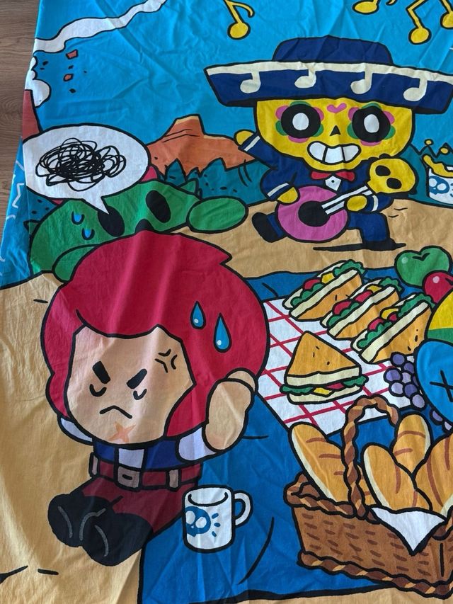 Funda Nórdica + Funda Cojín Brawl Stars