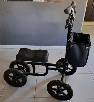 Patinete de Rodilla VEVOR Plegable Negro