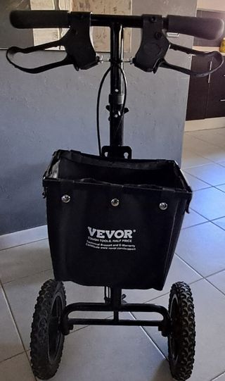 Patinete de Rodilla VEVOR Plegable Negro