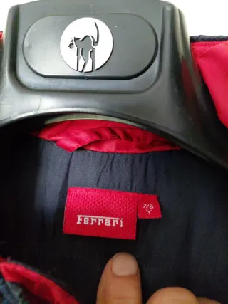 Piumino Ferrari Bambino 7/8 Anni