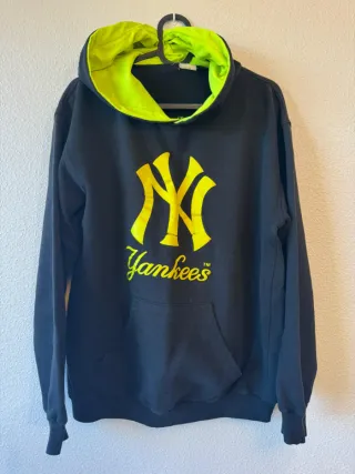 Sudadera Yankees Negra Talla L
