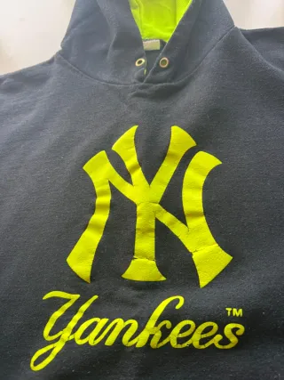 Sudadera Yankees Negra Talla L