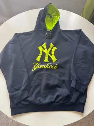 Sudadera Yankees Negra Talla L