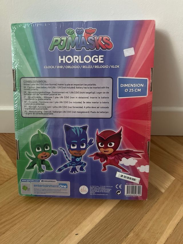 Reloj de pared PJ Masks