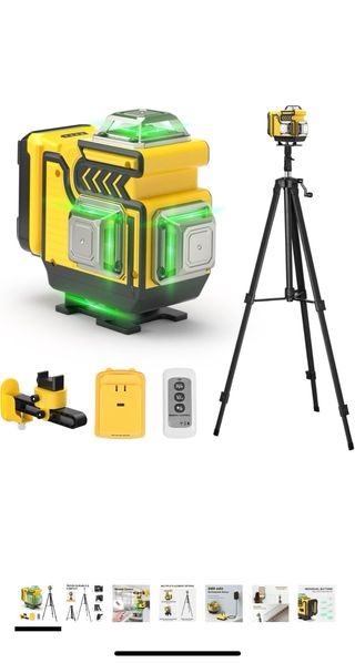 Nivel Láser 4D 16 Líneas Autonivelante