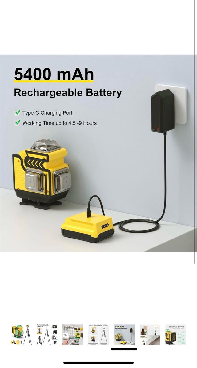 Nivel Láser 4D 16 Líneas Autonivelante