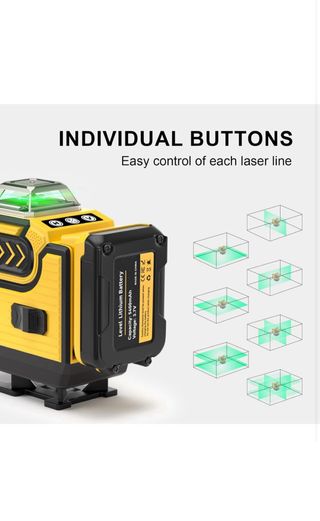 Nivel Láser 4D 16 Líneas Autonivelante