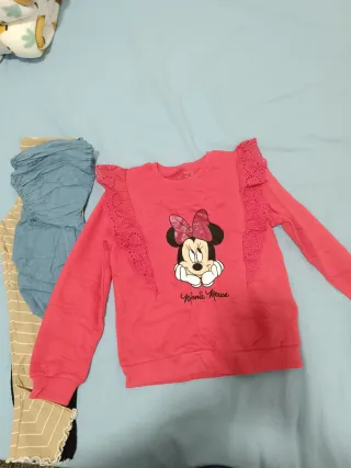 Camisa niña Minnie Mouse rosa