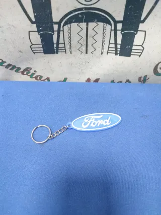 Llavero Ford Ovalado Azul