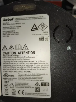 Base de estación y carga iRobot Roomba mod 17070