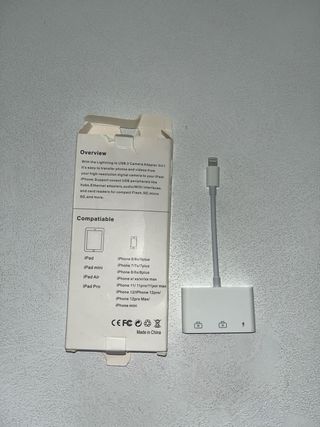 Adaptador Lightning 3 en 1 para iPad