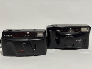 Lotto 2 Fotocamere Compatte Canon Fuji Nere