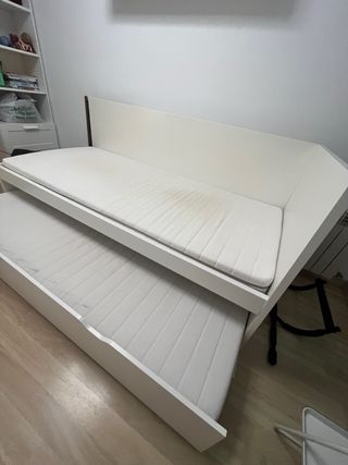 Letto nido Ikea con 2 materassi in schiuma